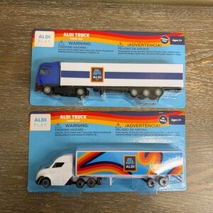 Aldi Play ALDI TRUCK Diecast Semi Truck & Trailer Toys, US Design NEW
